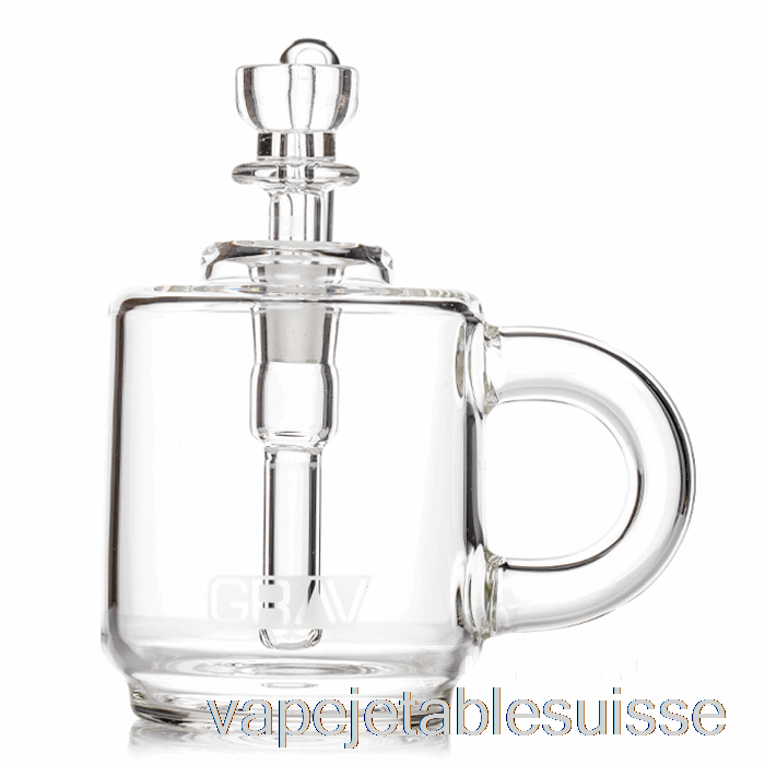 Vape Suisse Grav Tasse à Café Barboteur De Poche Clair